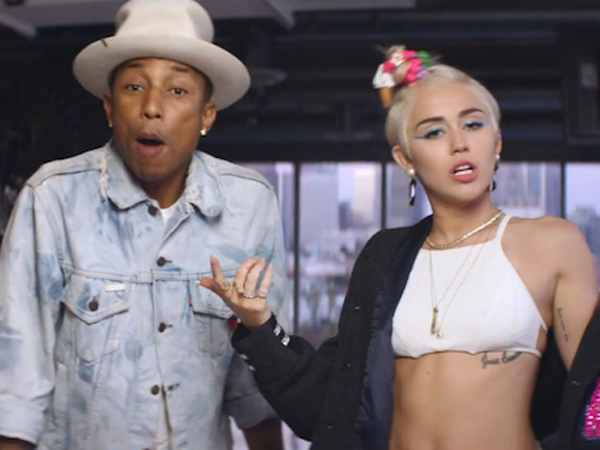 Jadi Penyanyi Latar Pharrell Williams, Miley Cyrus Ikut Audisi Dulu?